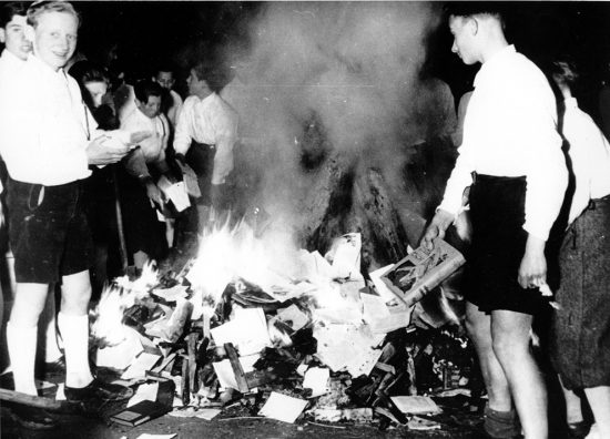Burning the books of the Dr. Magnus Hirschfeld Institute
