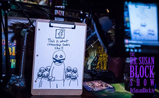 Did Clemmy's cartoon get the Dr. Susan Block Show censored on Facebook? Photo: Jux Lii