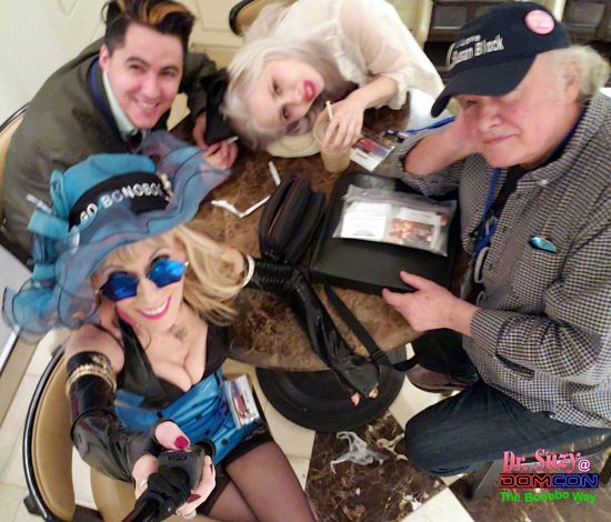 Abe, Shannon, Capt'n Max and Your Selfie-Serving Mistress of the Airwaves.